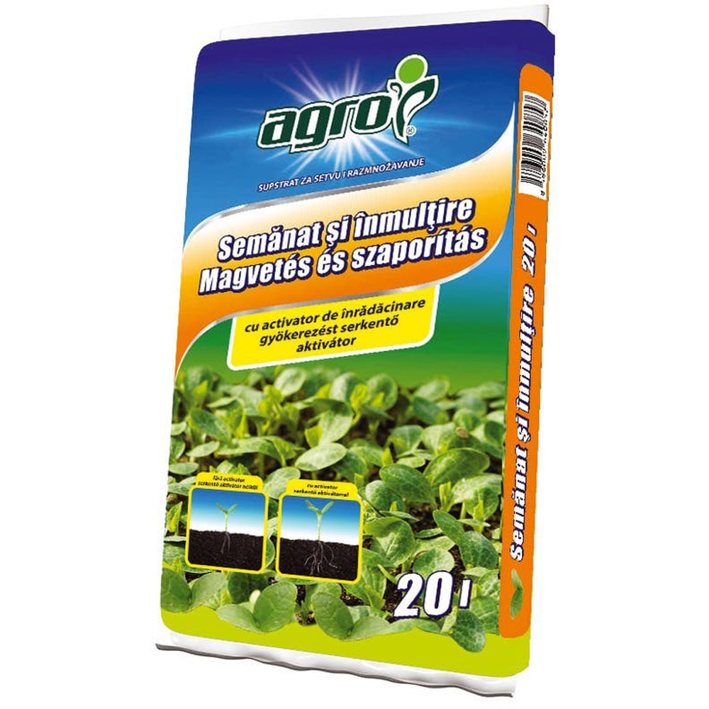 Substrat pentru semanat si inmultire Agro Cs, 20 L