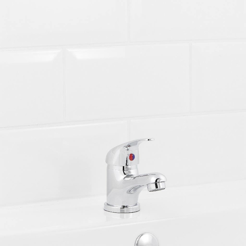 Baterie lavoar KINGFISHER Adra, metal, argintiu