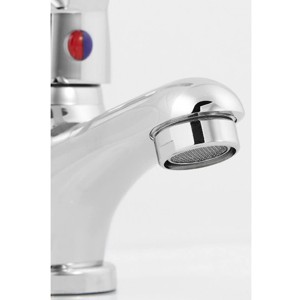 Baterie lavoar KINGFISHER Adra, metal, argintiu