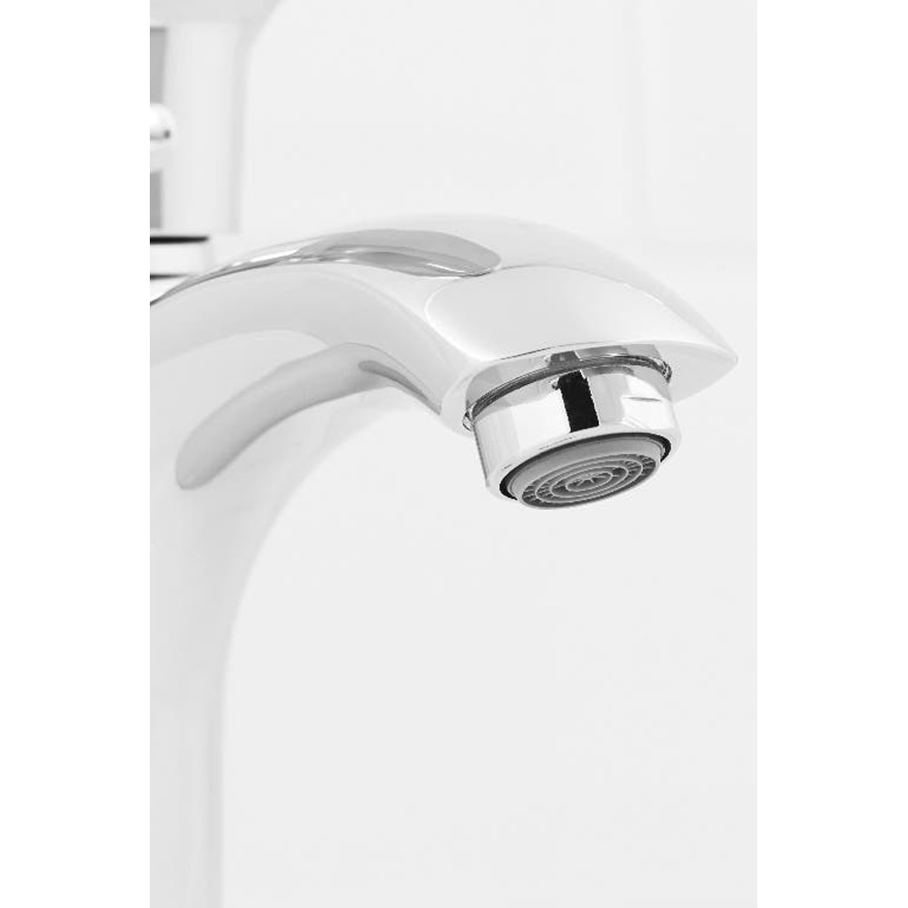 Baterie lavoar COOKE & LEWIS Darica, metal, argintiu