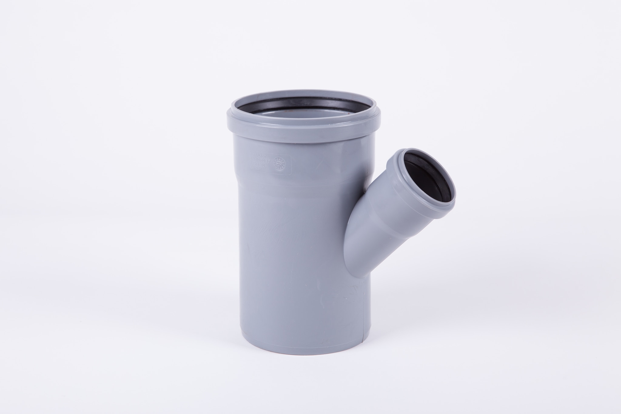 Ramificatie PP RED, 110 x 40 mm, unghi 45