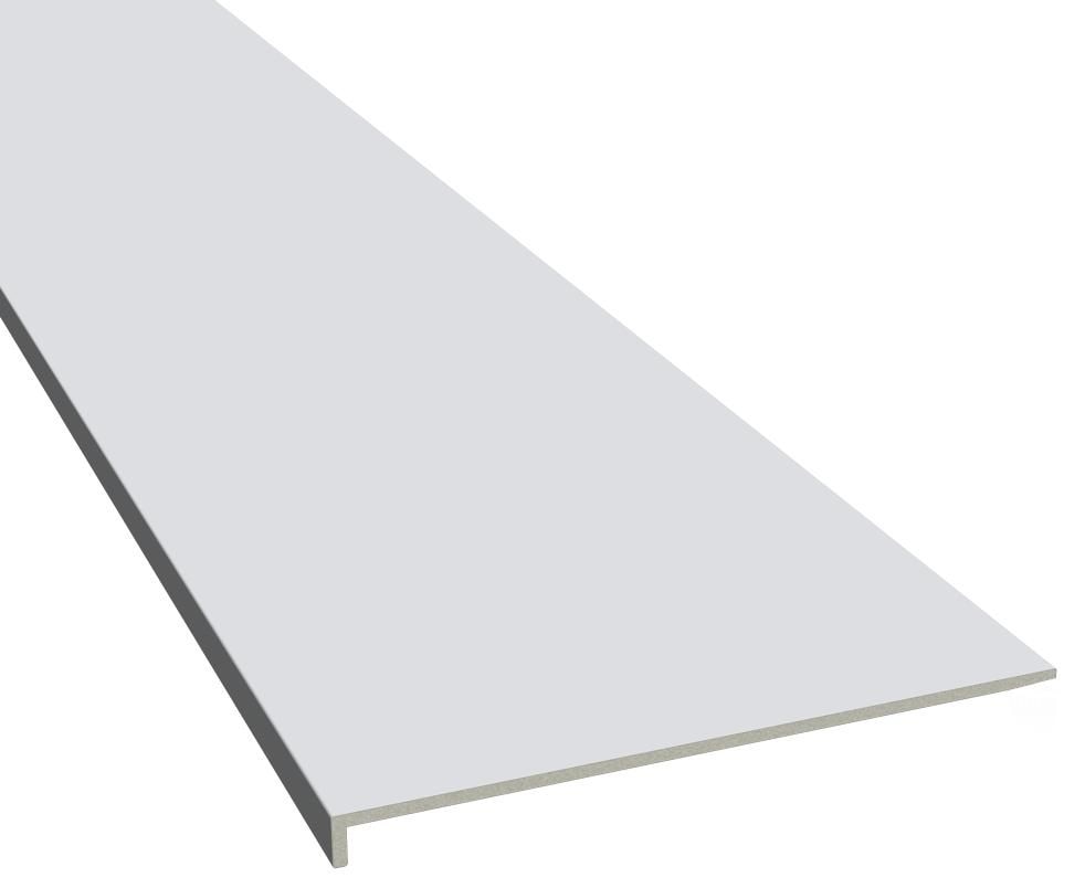 Glaf Exterior, Alb, PVC, 300 x 25 cm  VOX PROFILE