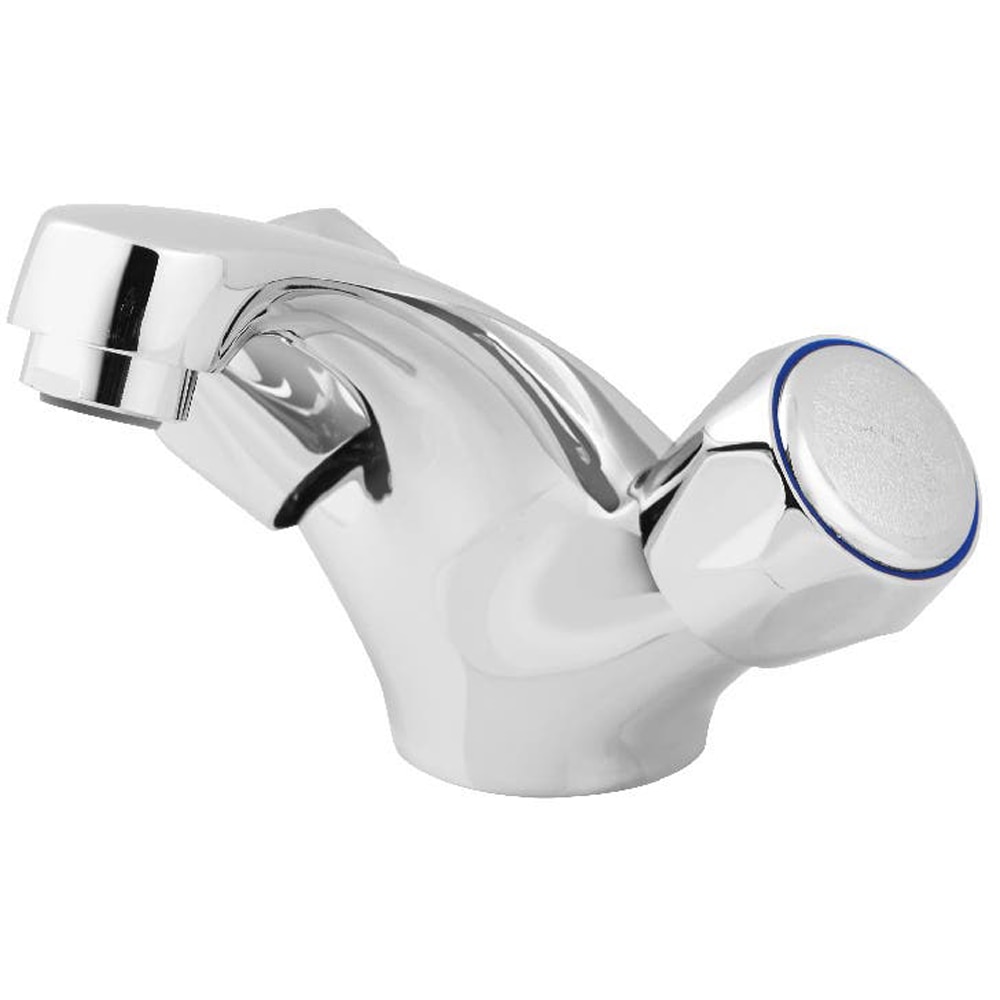 Baterie lavoar GOODHOME Calp, metal, argintiu