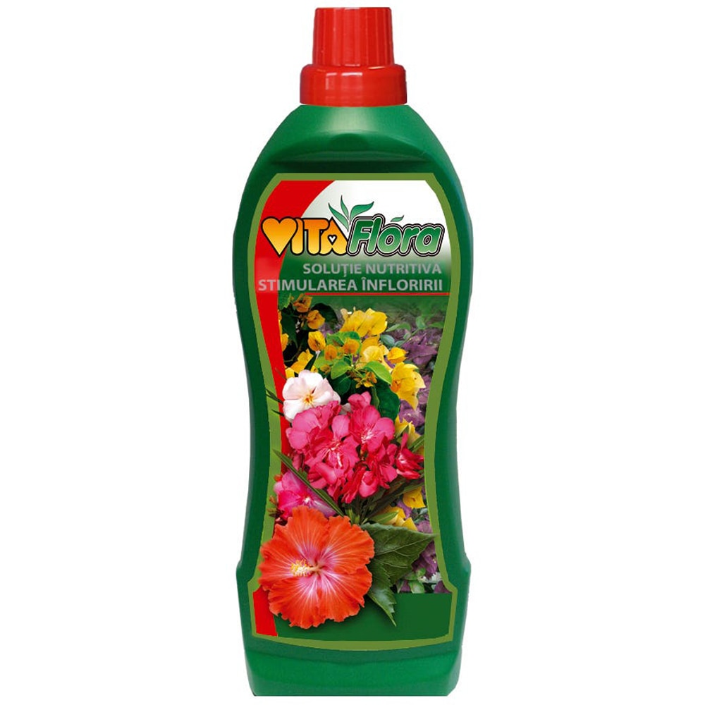 Solutie nutritiva pentru stimularea infloririi Vitaflora, 1 L