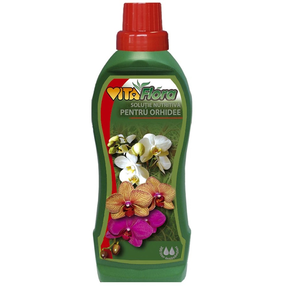 Solutie nutritiva pentru orhidee Vitaflora, 0.5 L