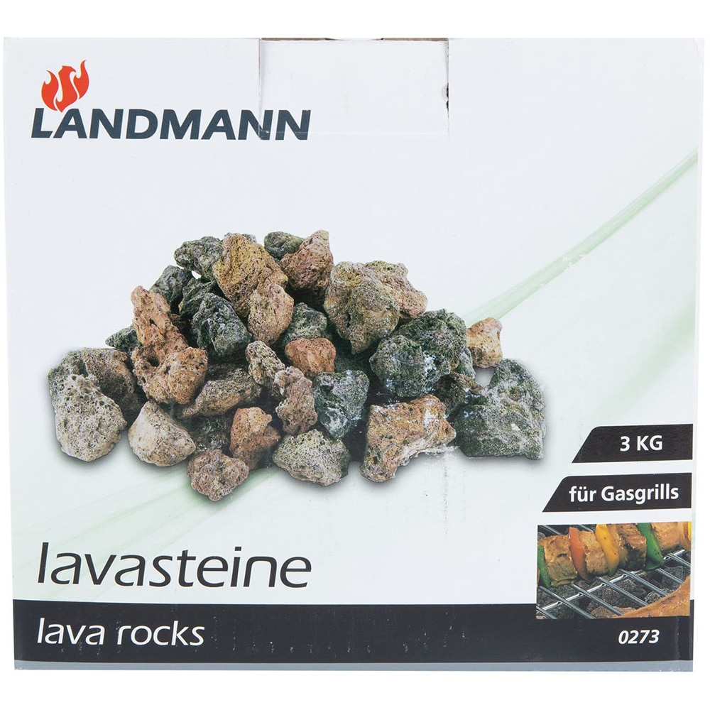 Roca vulcanica pentru gratar cu gaz, 3 kg, LANDMANN