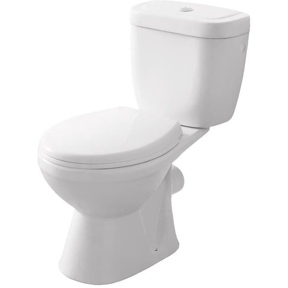 Set vas WC si rezervor GOODHOME Lagon, montare pe pardoseala, portelan, 3/6 l, alb