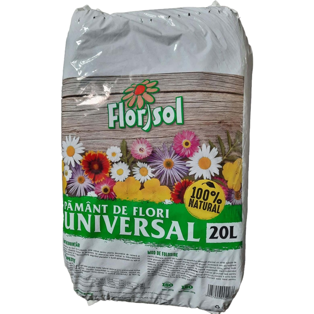 Pamant flori universal Florisol, 20 L