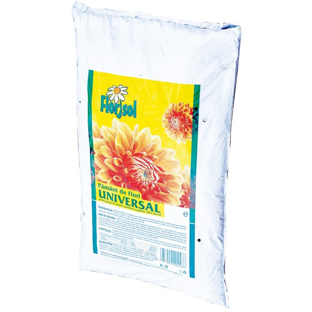 Pamant de flori universal Florisol, 40 L