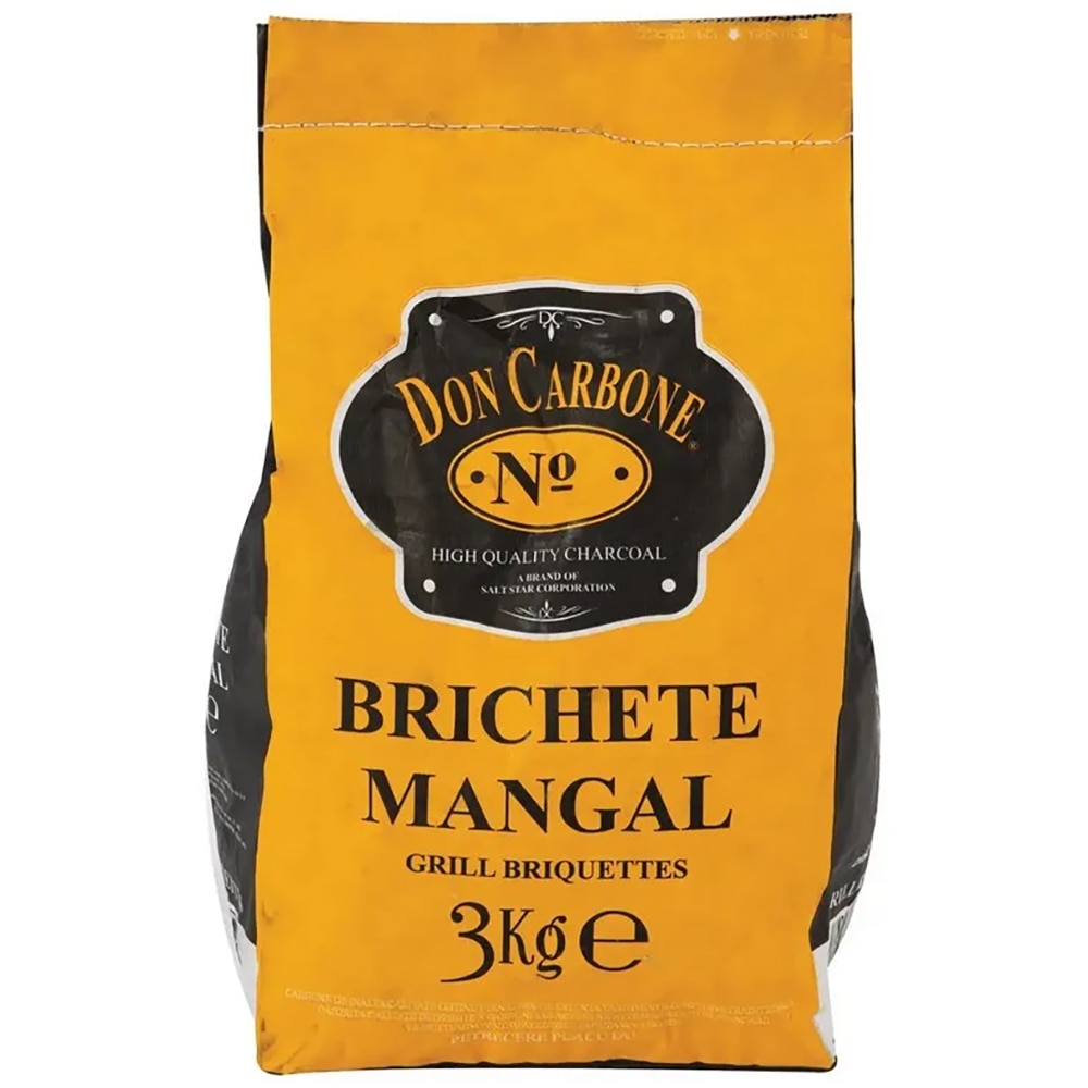 Crabuni pentru gratar DON CARBONE Mangal Grill Briquettes, 3Kg