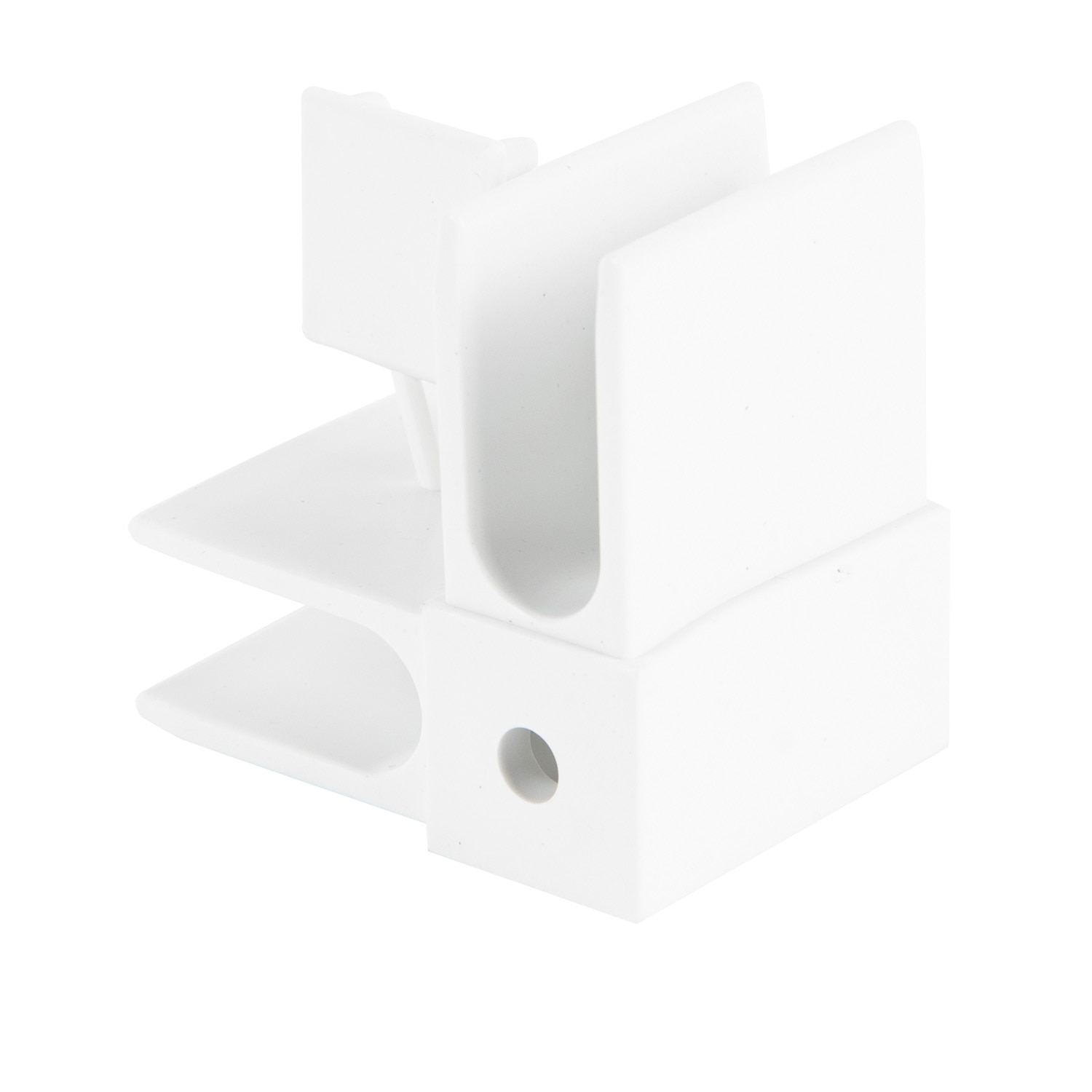 Set 4 coltari pentru imbinare teava rectangulara, plastic Alleymet