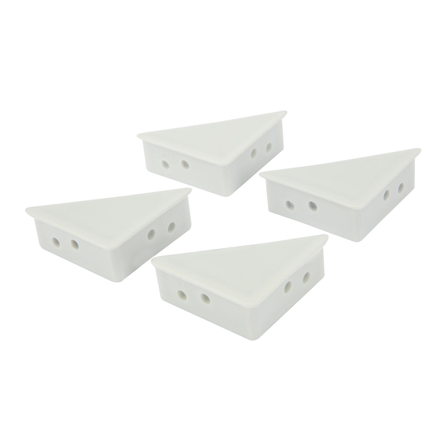 Set 4 coltari pentru ramforsare plasa anti-insecte, plastic  Alleymet