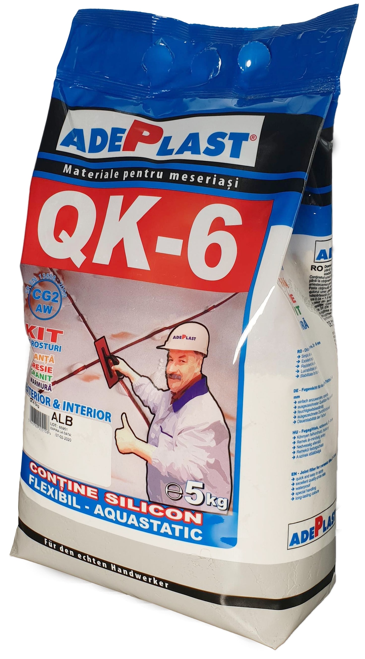 Chit rosturi, interior- exterior, alb, QK 6, 5 kg  Adeplast