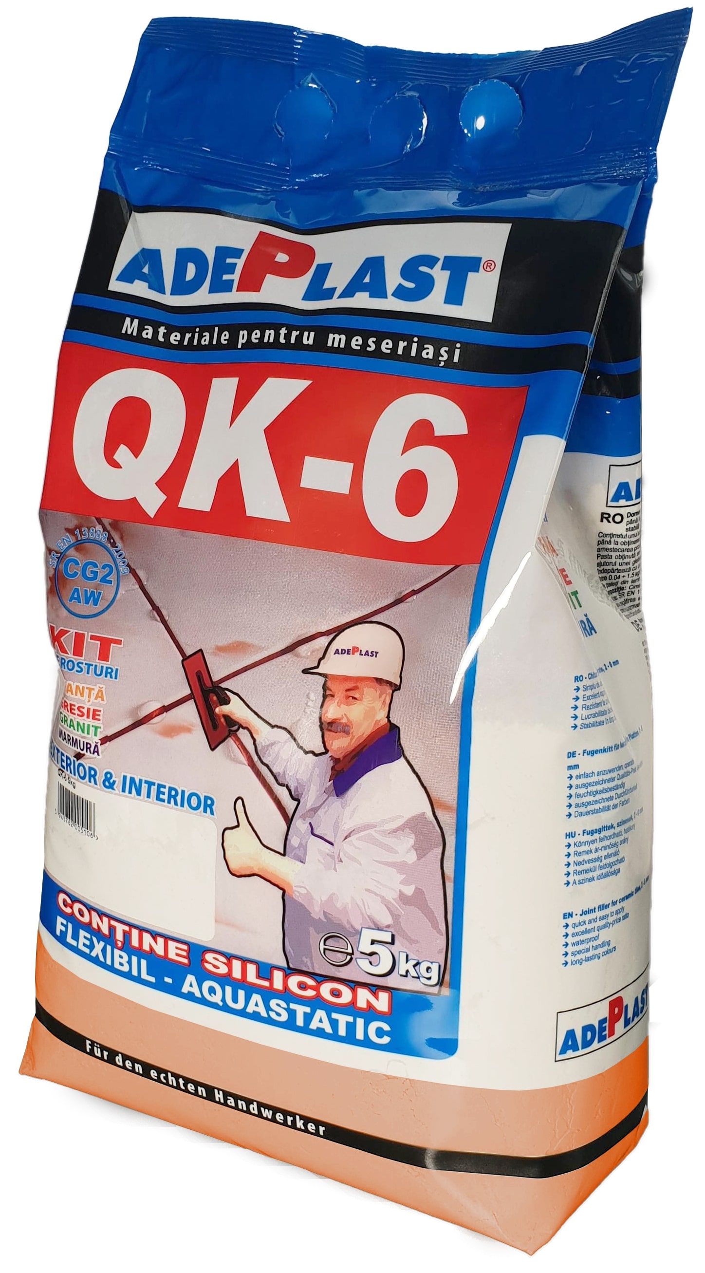 Chit rosturi, interior-exterior, caramel inchis, QK 6, 5 kg  Adeplast