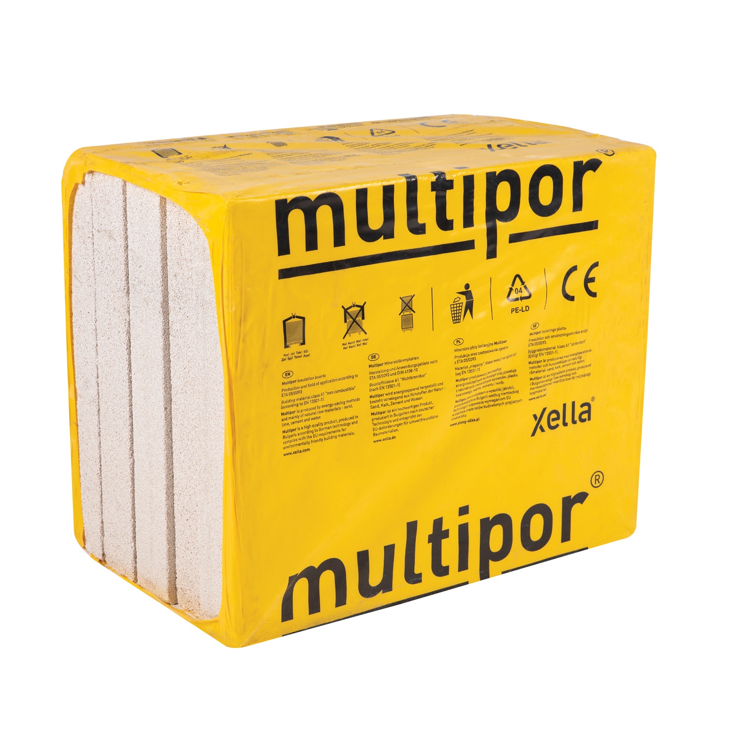 Izolatie minerala pentru fatada, 1 mp, 0.042 W/mK, 60 x 50  x 7 cm  Multipor