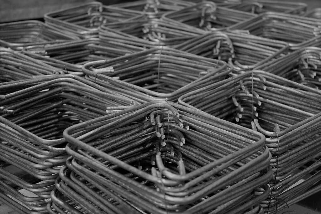 Etrier otel beton 37, 8 mm, 20 x 20 cm