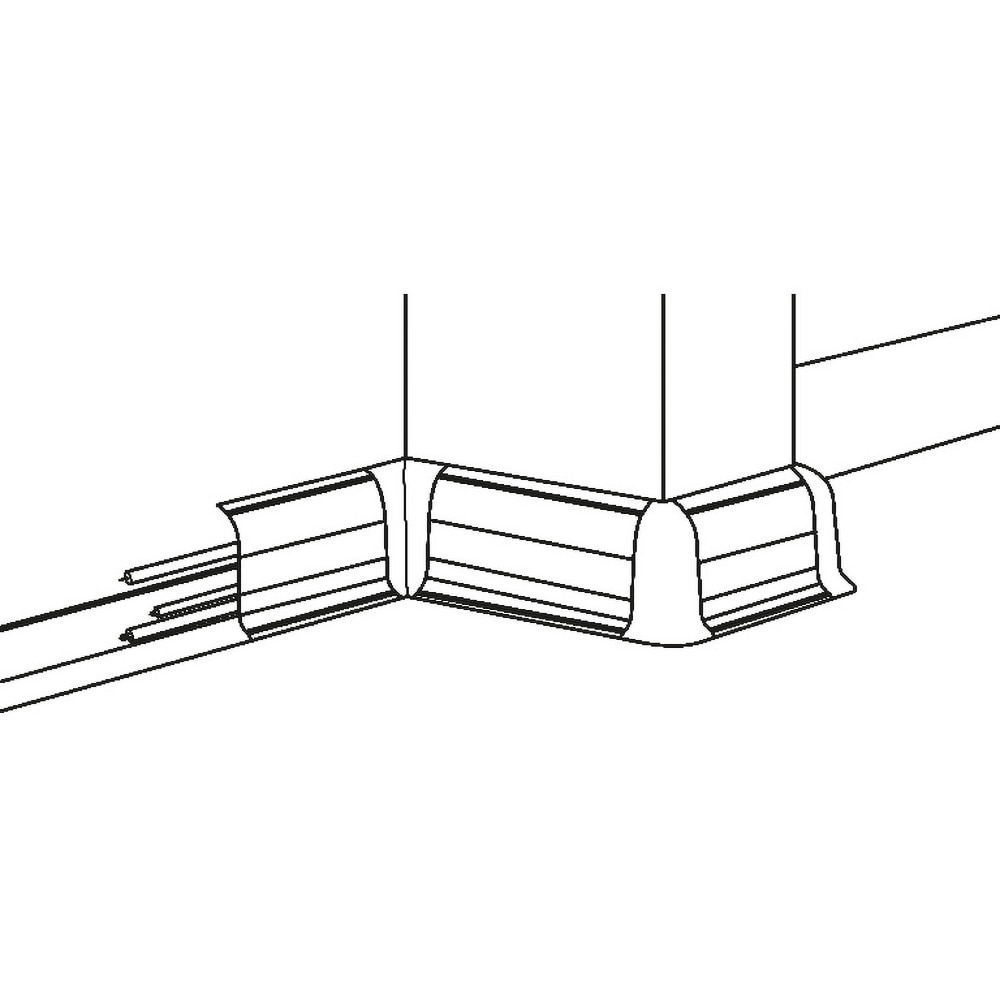 Plinta parchet, PVC, 220 x 4.5 x 2 cm, fag