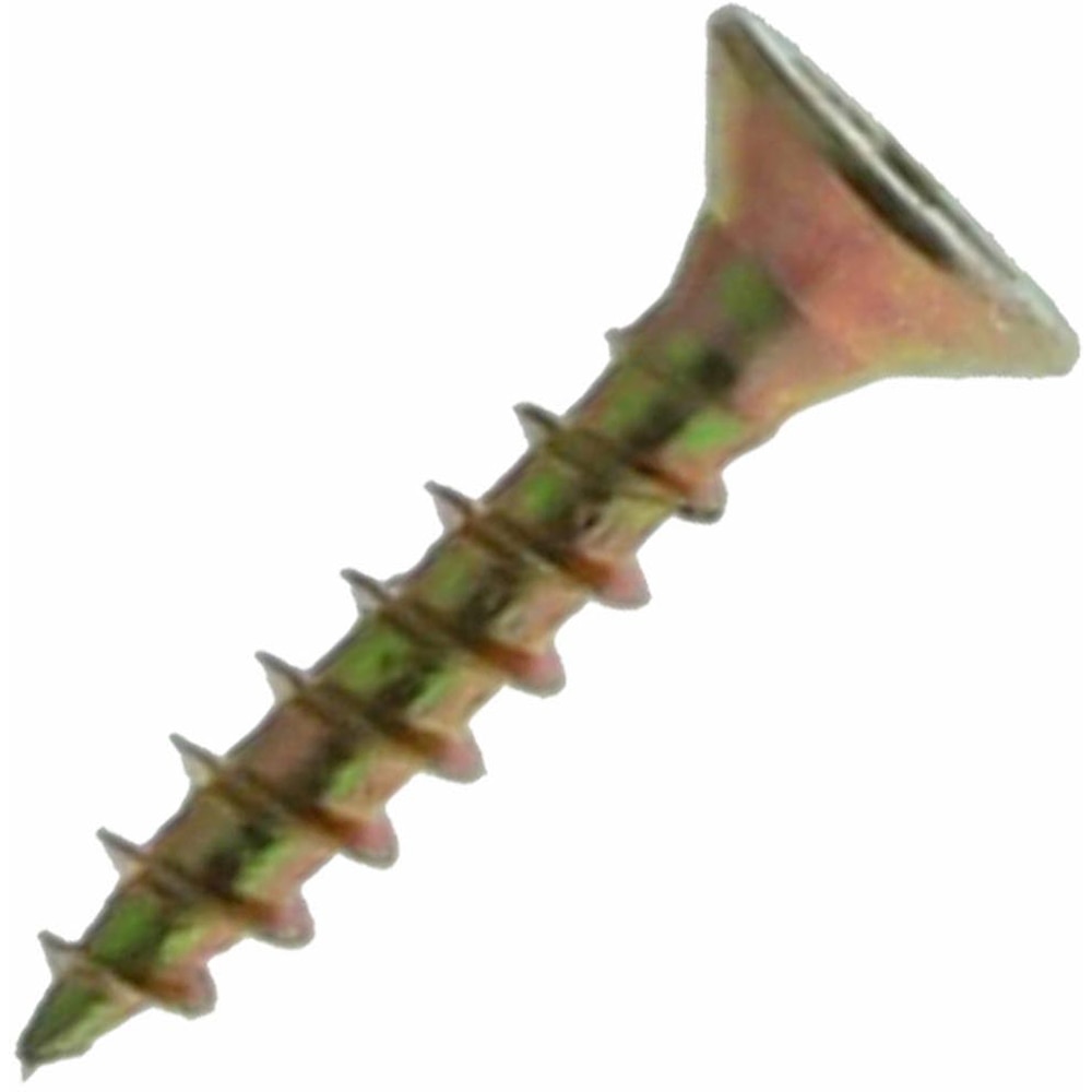 Surub lemn, 4 x 20mm, PZ2, otel, galben (vrac 1000buc/Kg)