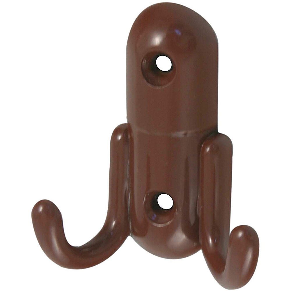 Cuier perete si mobilier, 2 agatatori, metal, maro