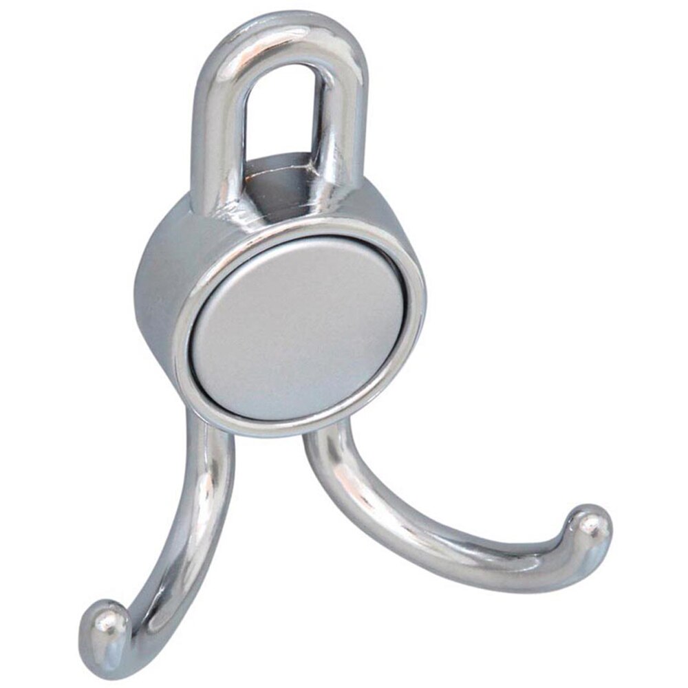 Cuier perete si mobilier, 2 agatatori, metal, argintiu