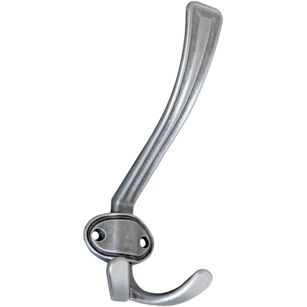 Cuier perete, 3 agatatori, metal, gri