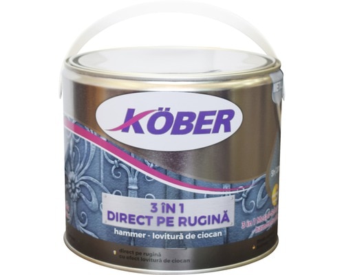 Vopsea email Hammer KOBER, 2.5L negru