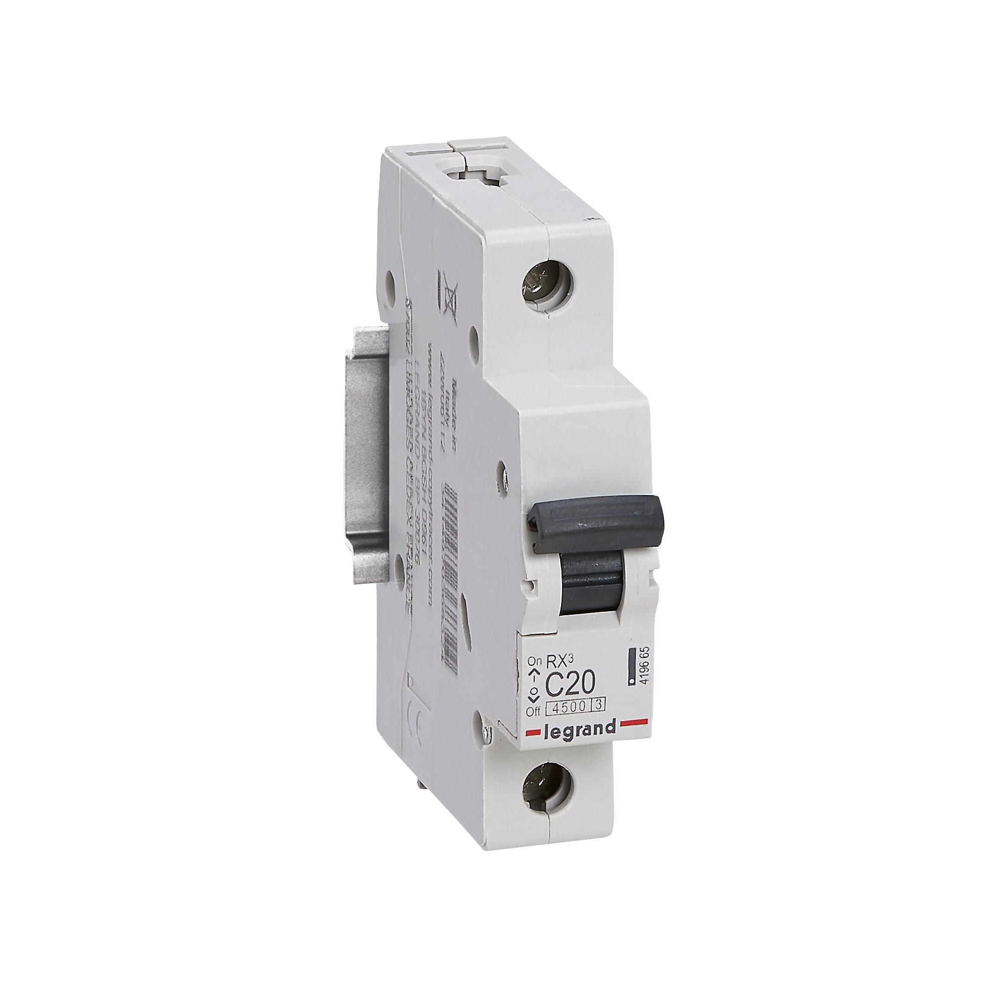 Legrand Disjunctor 20A 1P 1,8 cm x 8,2 cm x 6,5 cm