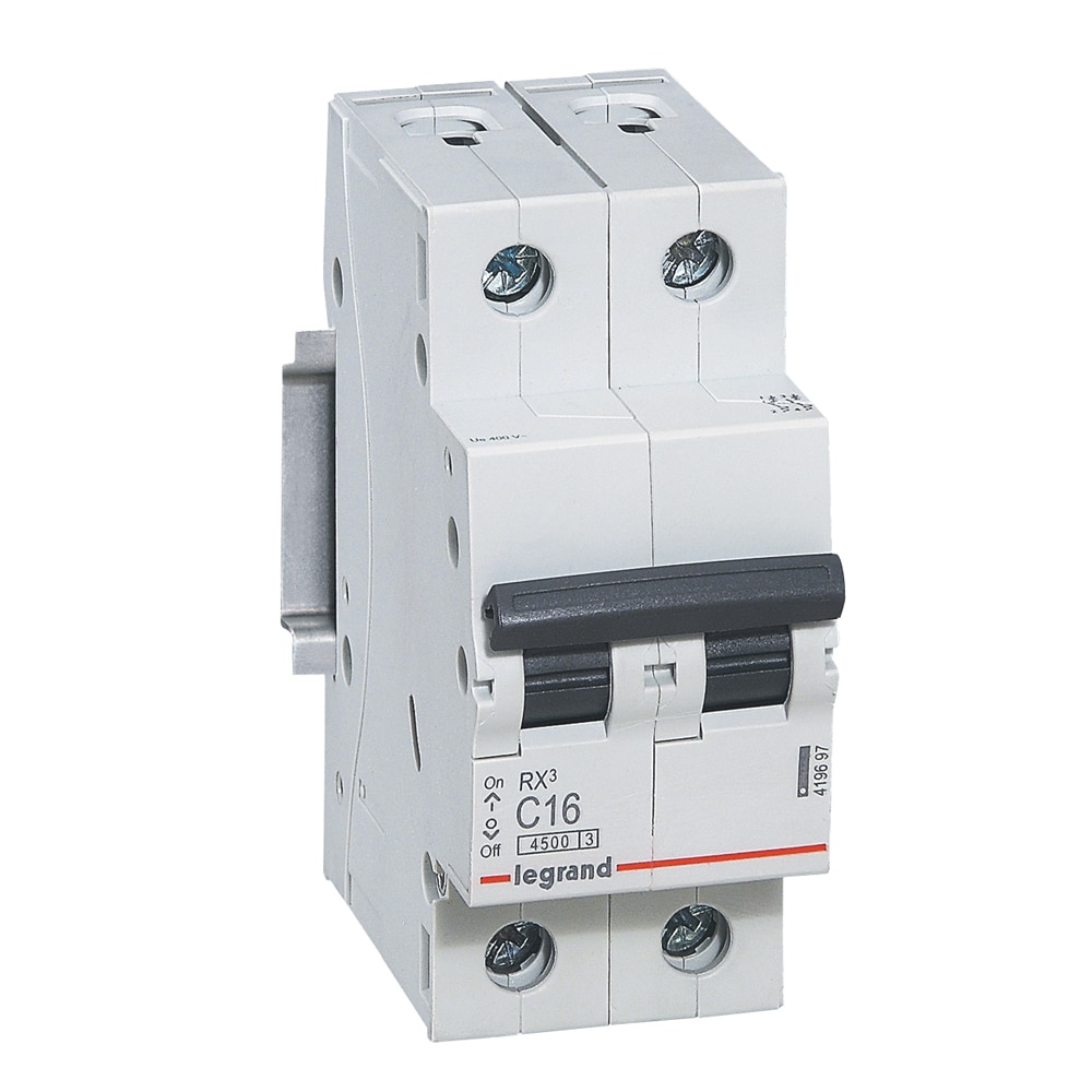 Legrand Disjunctor 16A 2P 3,6 cm x 8,2 cm x 6,5 cm