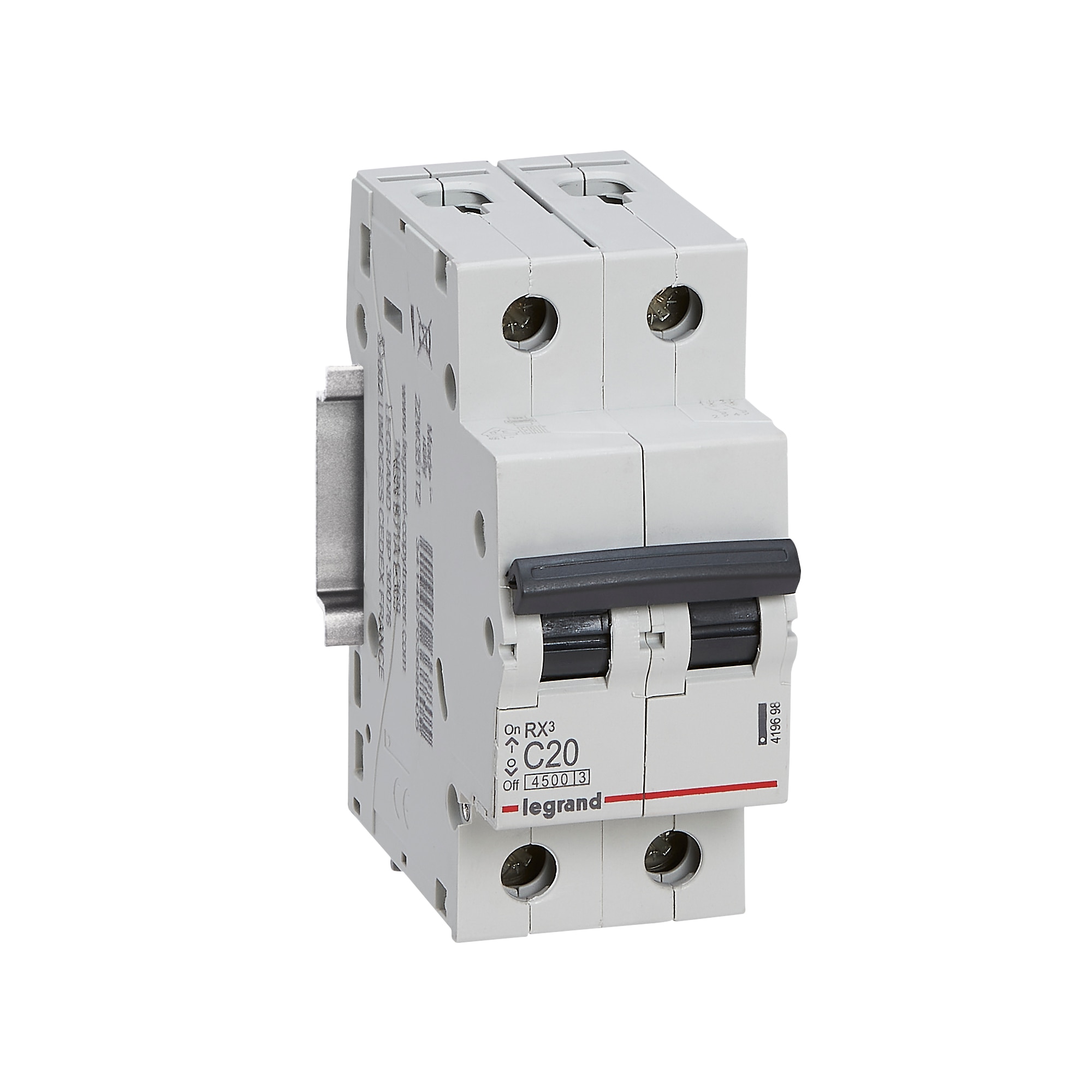 Legrand Disjunctor 20A 2P 3,6 cm x 8,2 cm x 6,5 cm
