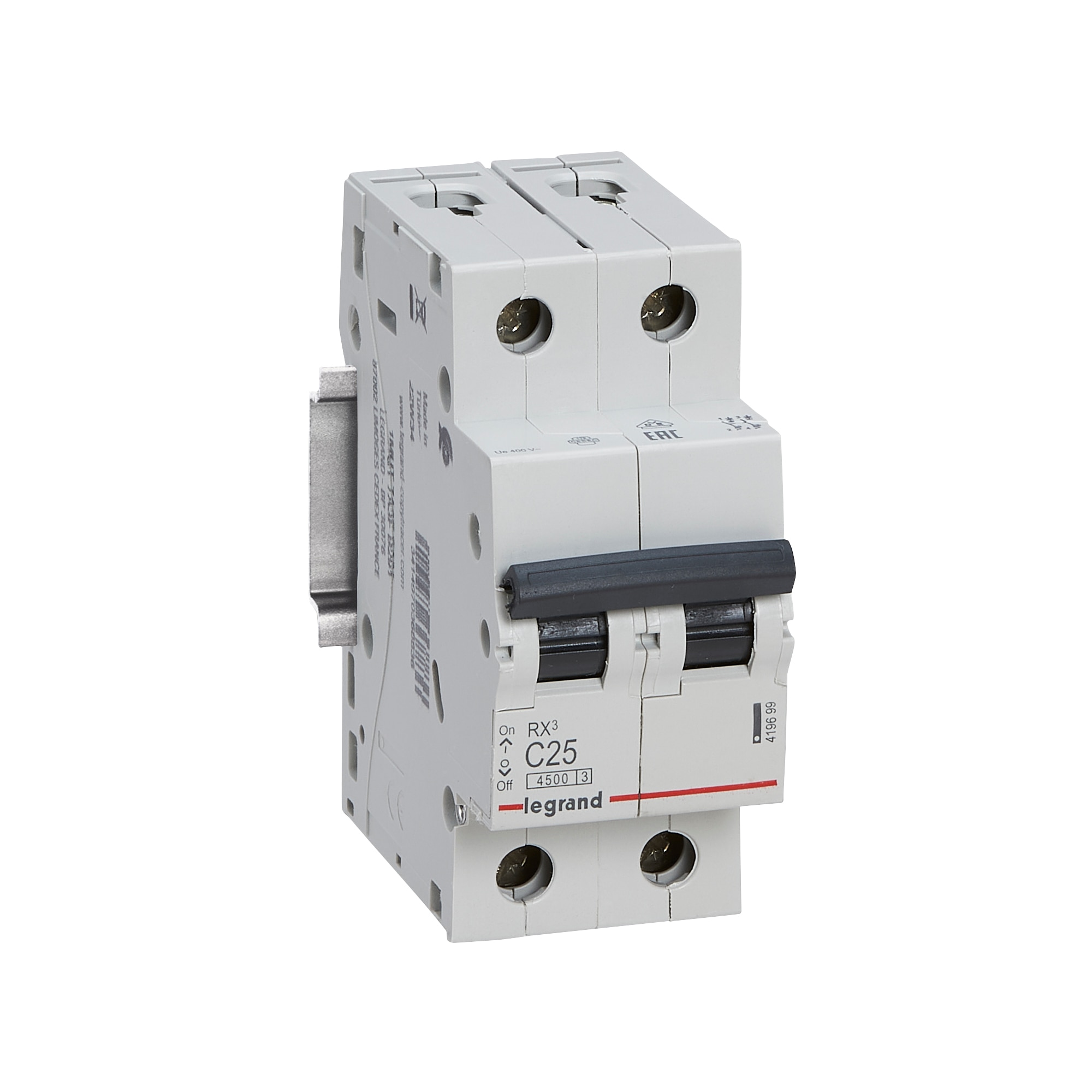 Legrand Disjunctor 25A 2P 3,6 cm x 8,2 cm x 6,5 cm