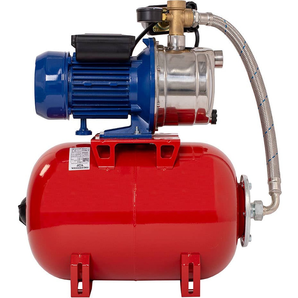 Hidrofor Wasserkonig, 900 W, inox, vas 24 L, 4.4 bar, debit apa 3720 L/h