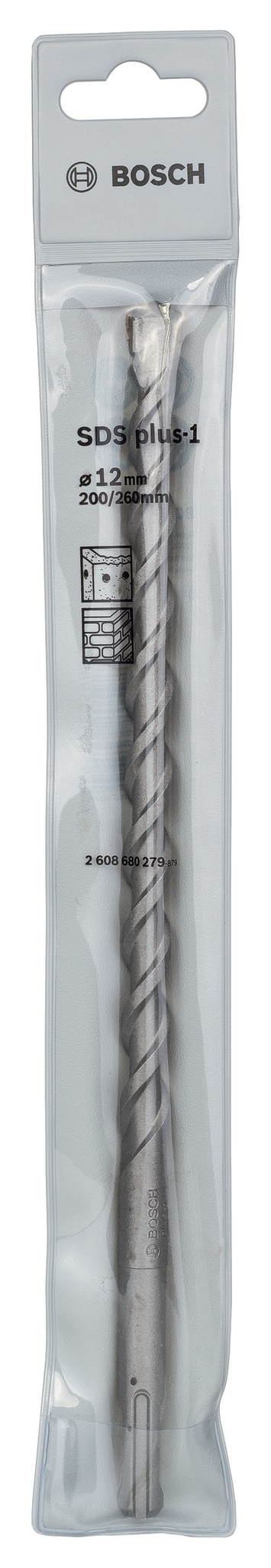 Burghiu SDS-Plus-1, 12 x 200 x 260 mm  Bosch