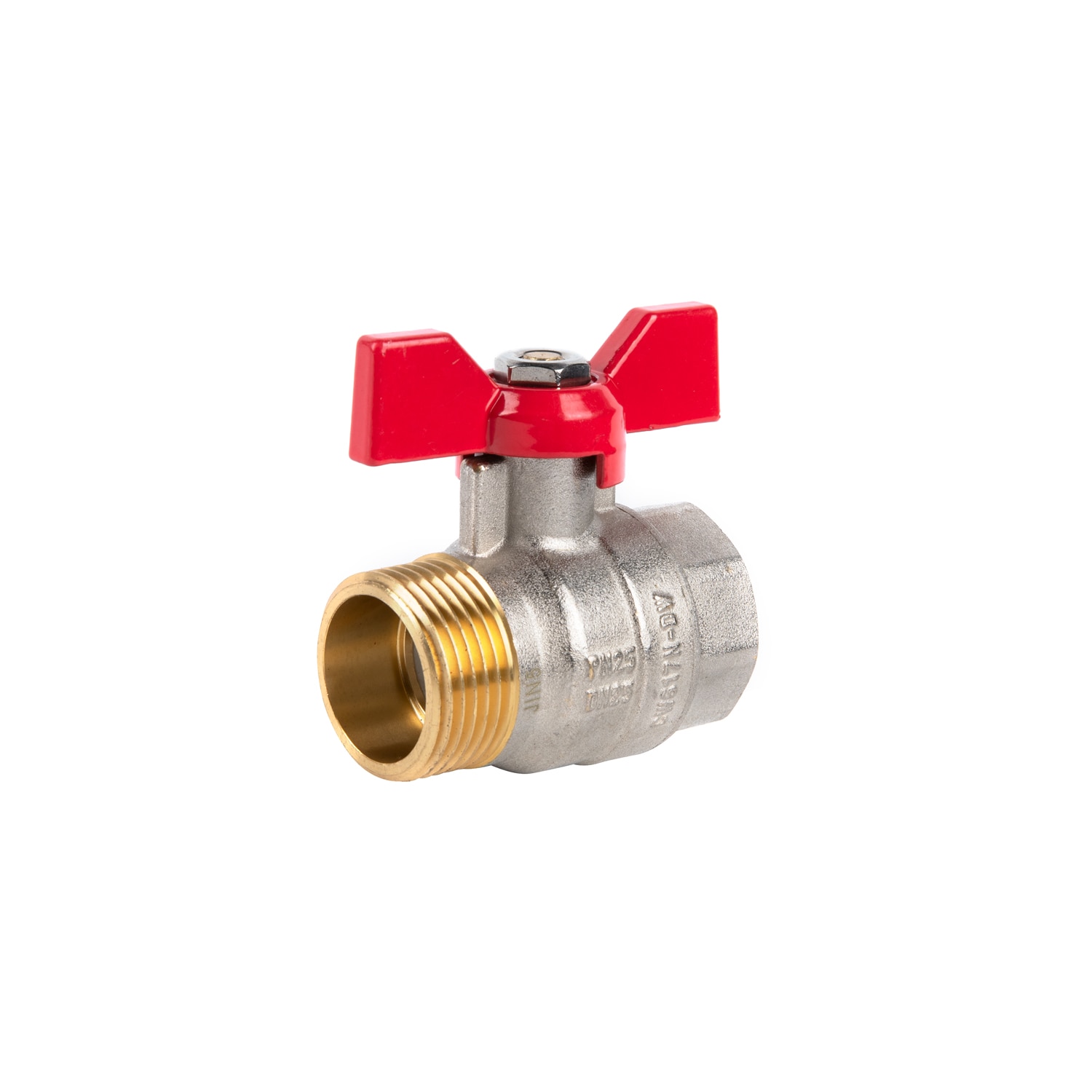 Robinet apa fluture, racord 1, filet interior-exterior  Bann