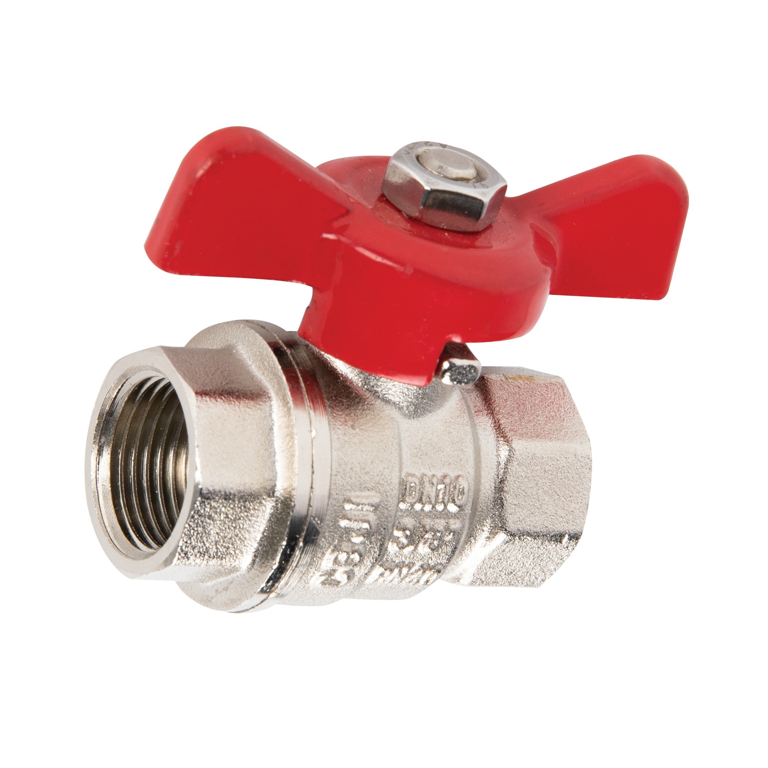 Robinet apa fluture, racord 3/8, filet interior-interior  Bann