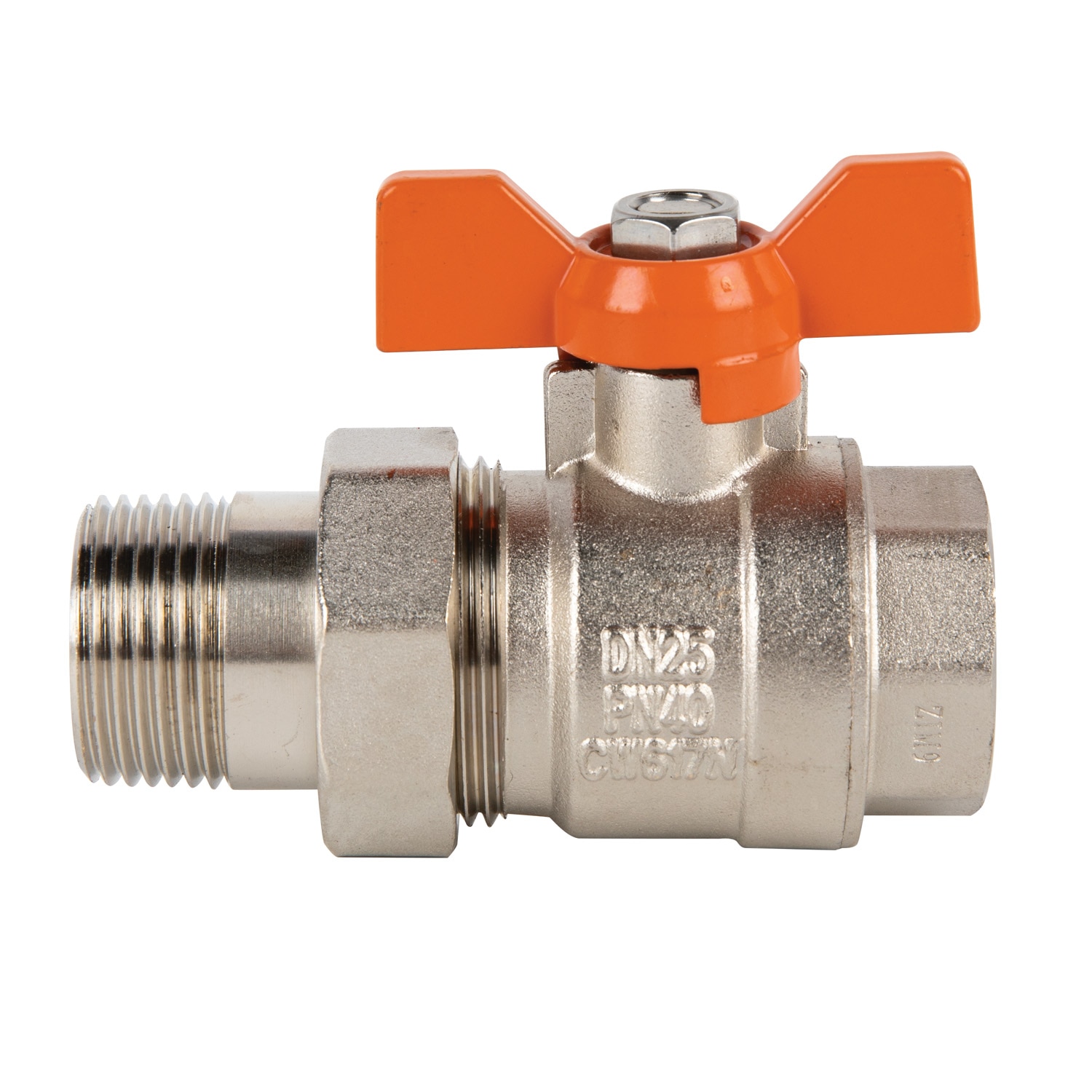 Robinet apa hol fluture, racord 1, file interior-exterior   Bann