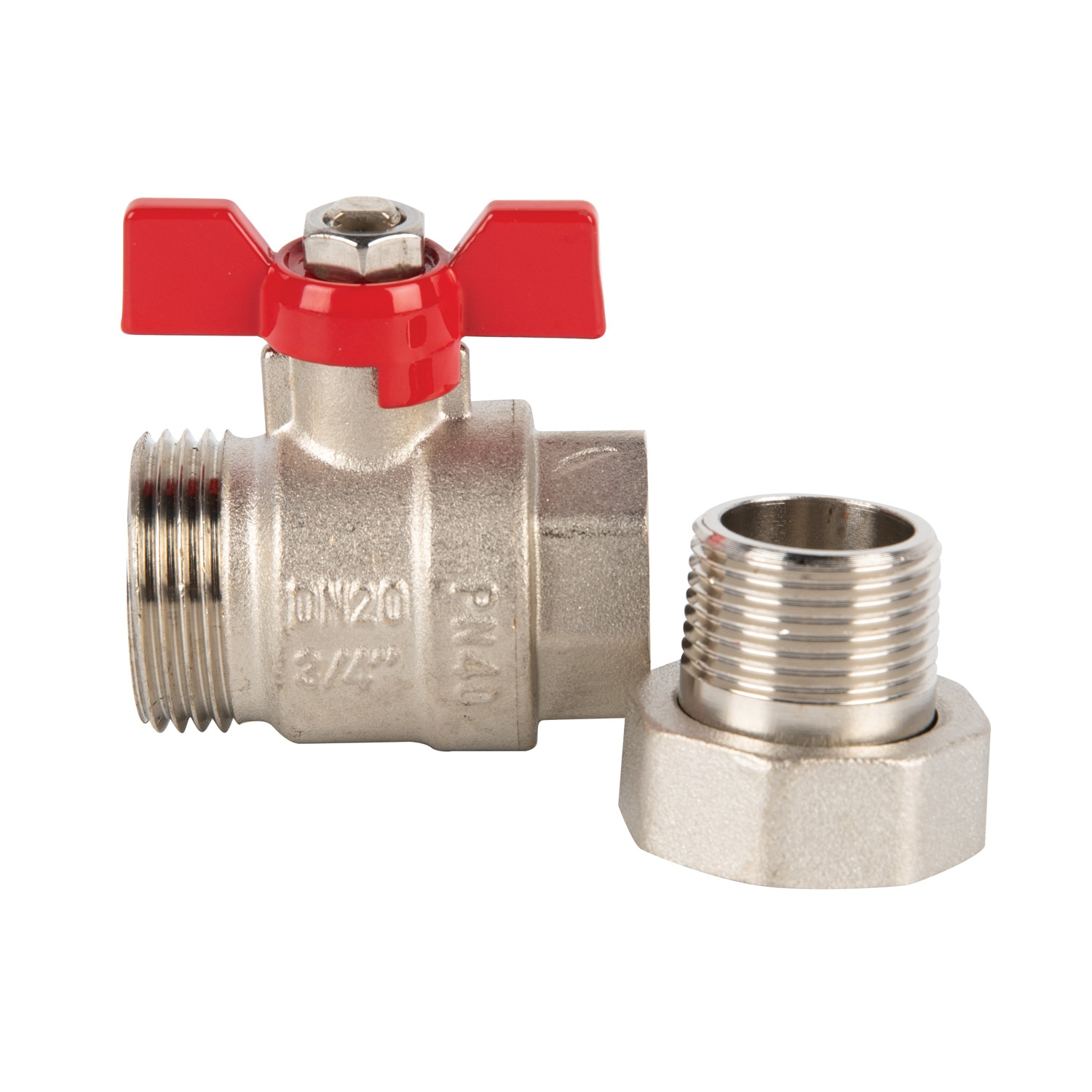 Robinet apa fluture hol, racord 3/4, filet interior-exterior  Bann