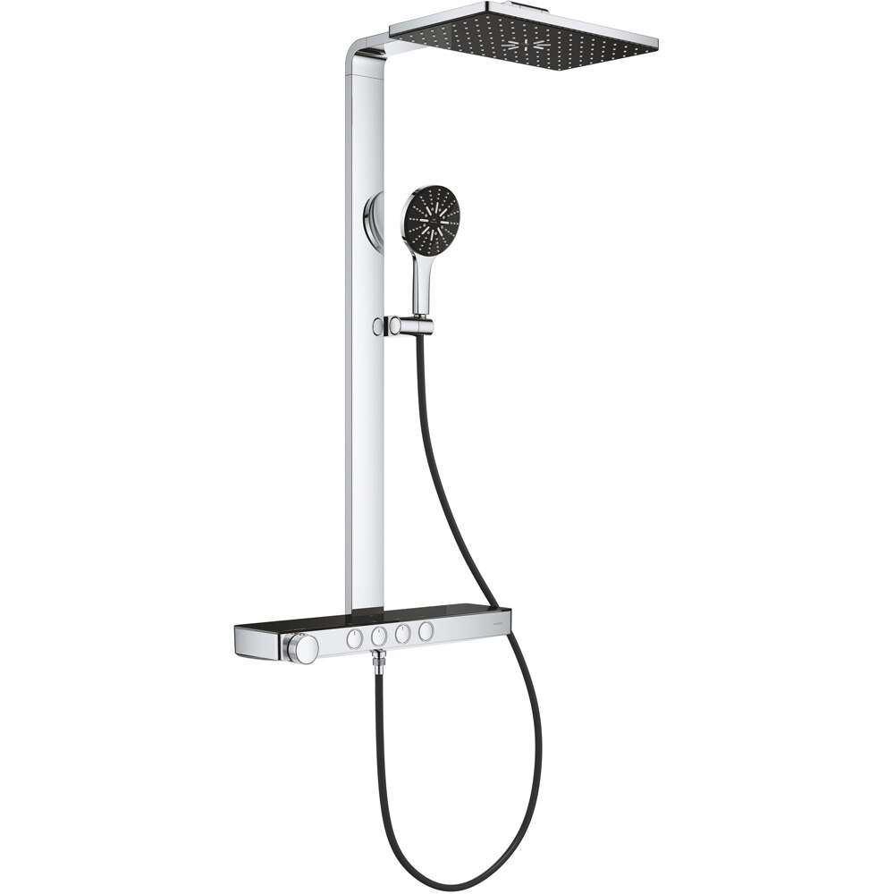 Sistem dus GROHE Rainshower Aqua Pure 100961KI00, termostat, 3 functii, crom