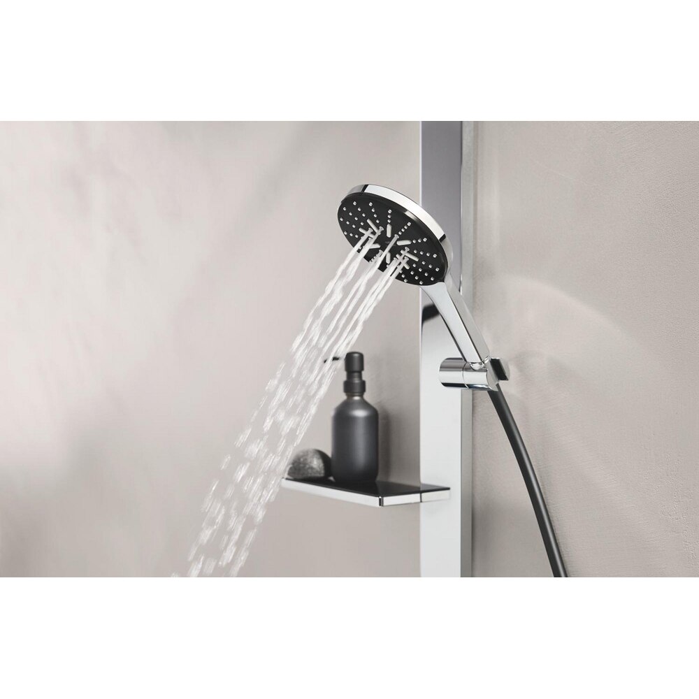 Sistem dus GROHE Rainshower Aqua Pure 100961KI00, termostat, 3 functii, crom