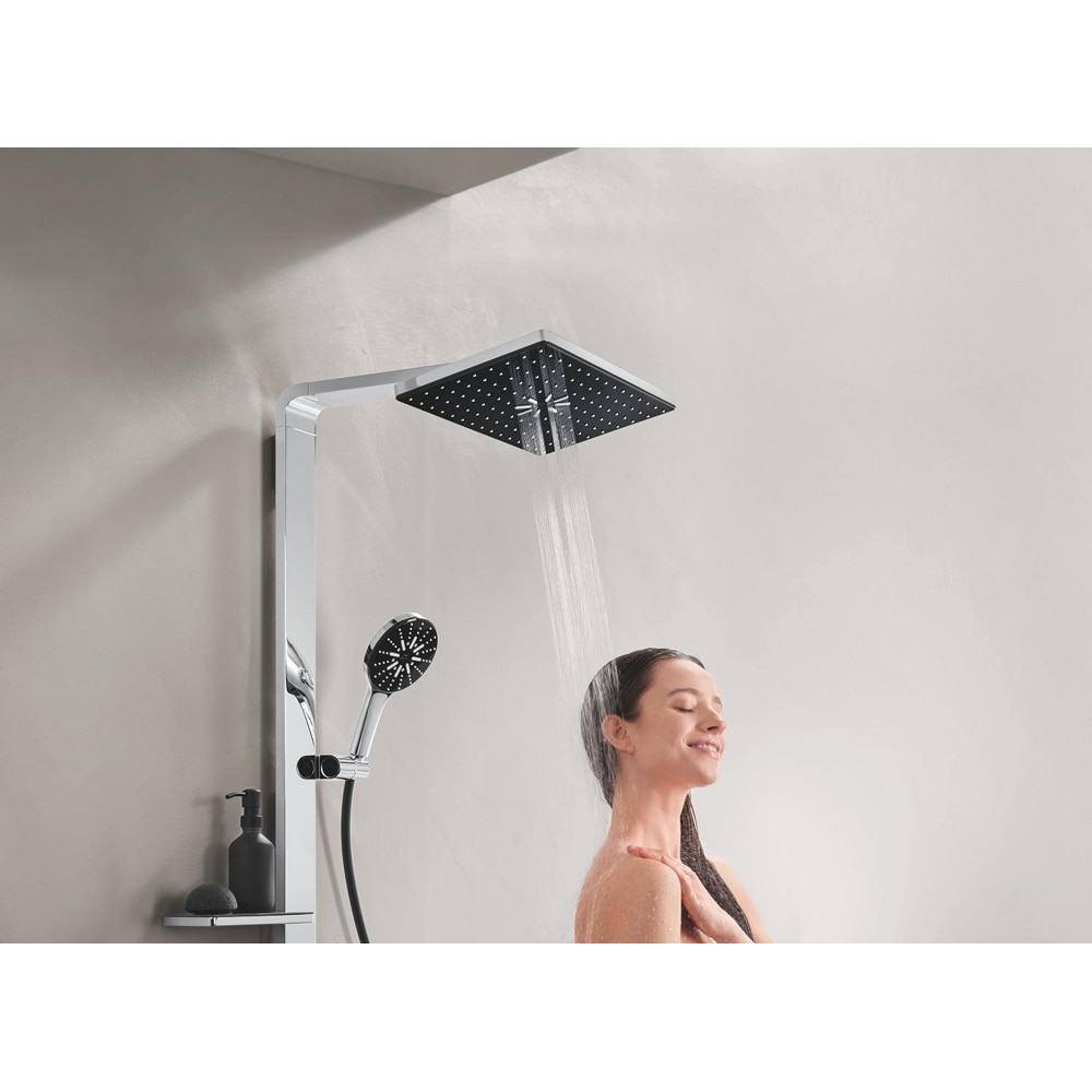 Sistem dus GROHE Rainshower Aqua Pure 100961KI00, termostat, 3 functii, crom