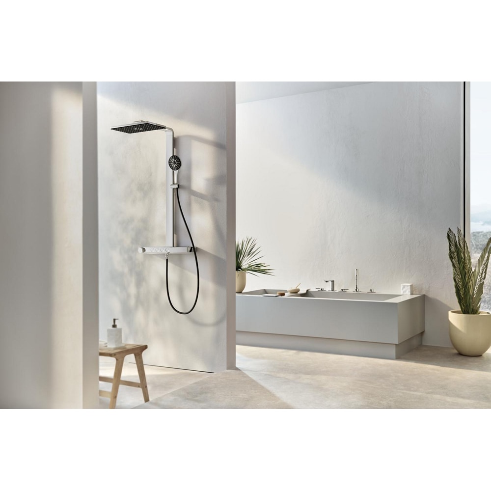 Sistem dus GROHE Rainshower Aqua Pure 100962KI00, termostat, 3 functii, crom