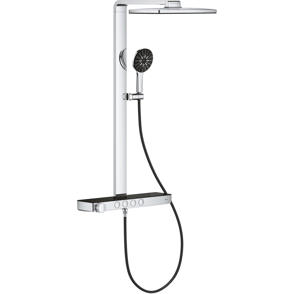 Sistem dus GROHE Rainshower Aqua Pure 100962KI00, termostat, 3 functii, crom