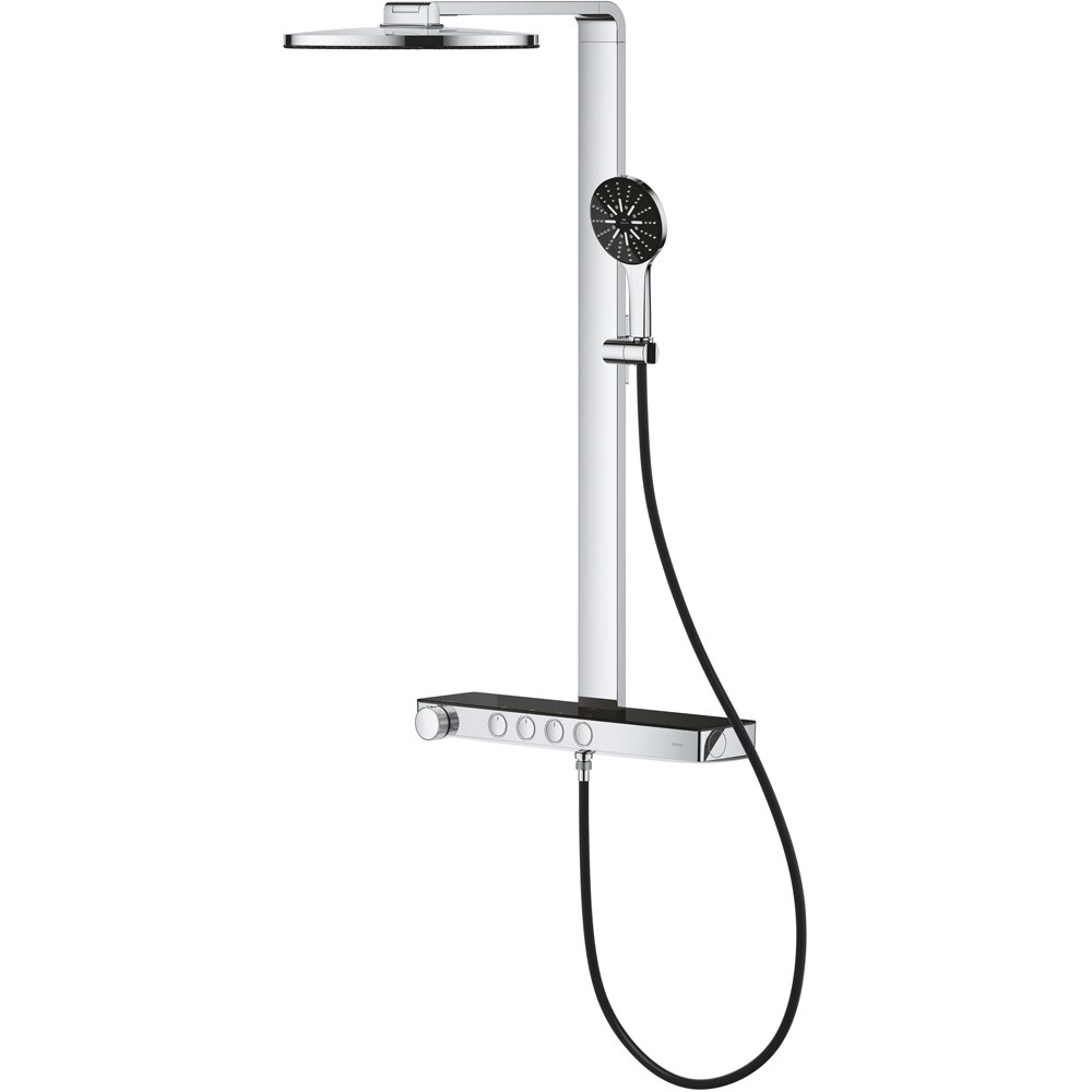 Sistem dus GROHE Rainshower Aqua Pure 100964KI00, termostat, 3 functii, crom