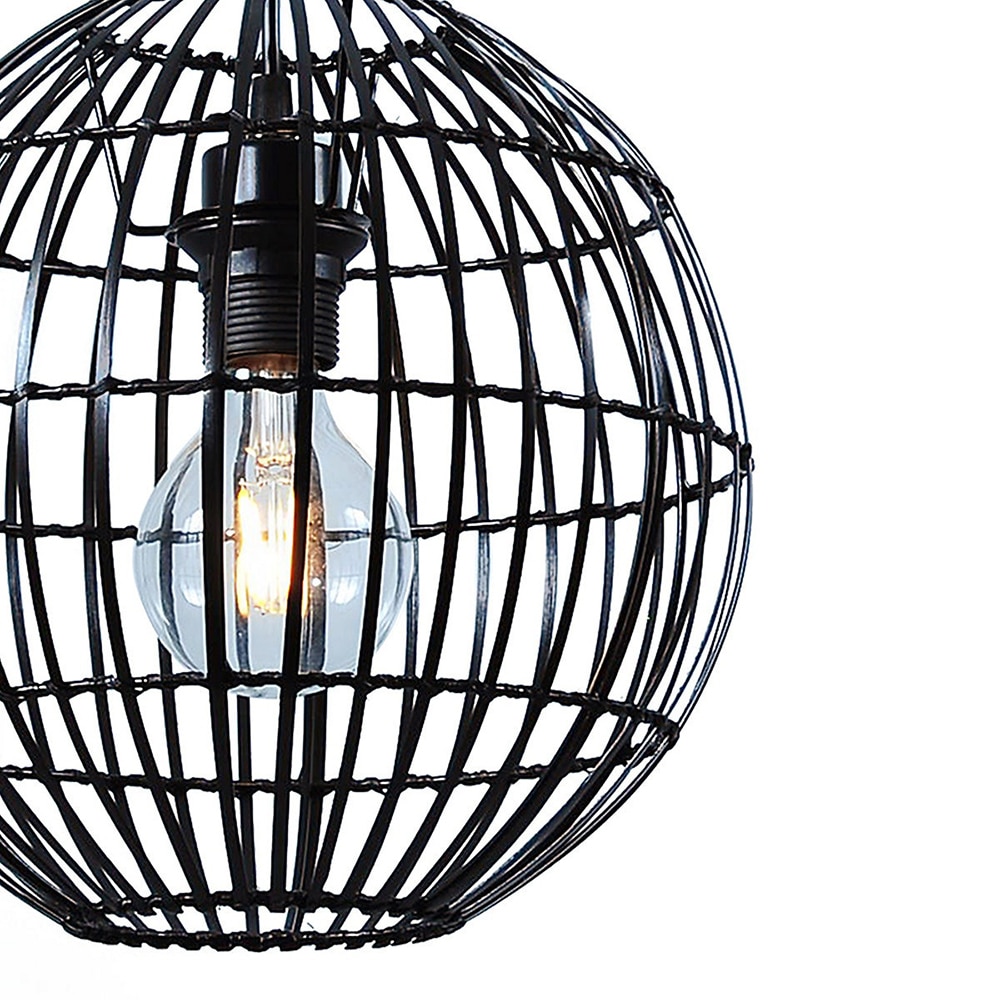 Pendul GOODHOME Dacite, E27, 28W, negru