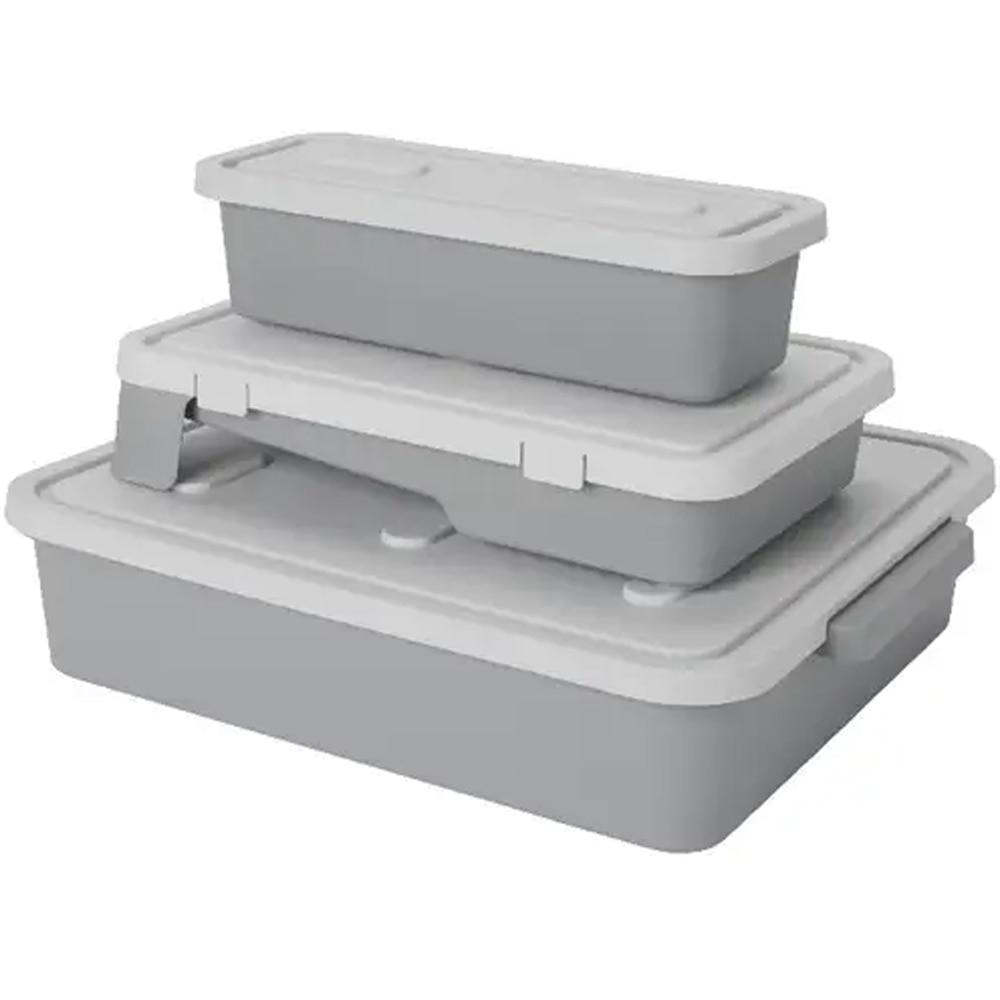 Capac vas vopsea GOODHOME 100974455, plastic, gri