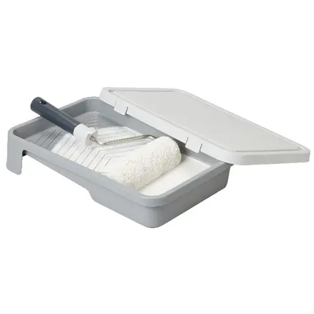 Capac vas vopsea GOODHOME 100974455, plastic, gri