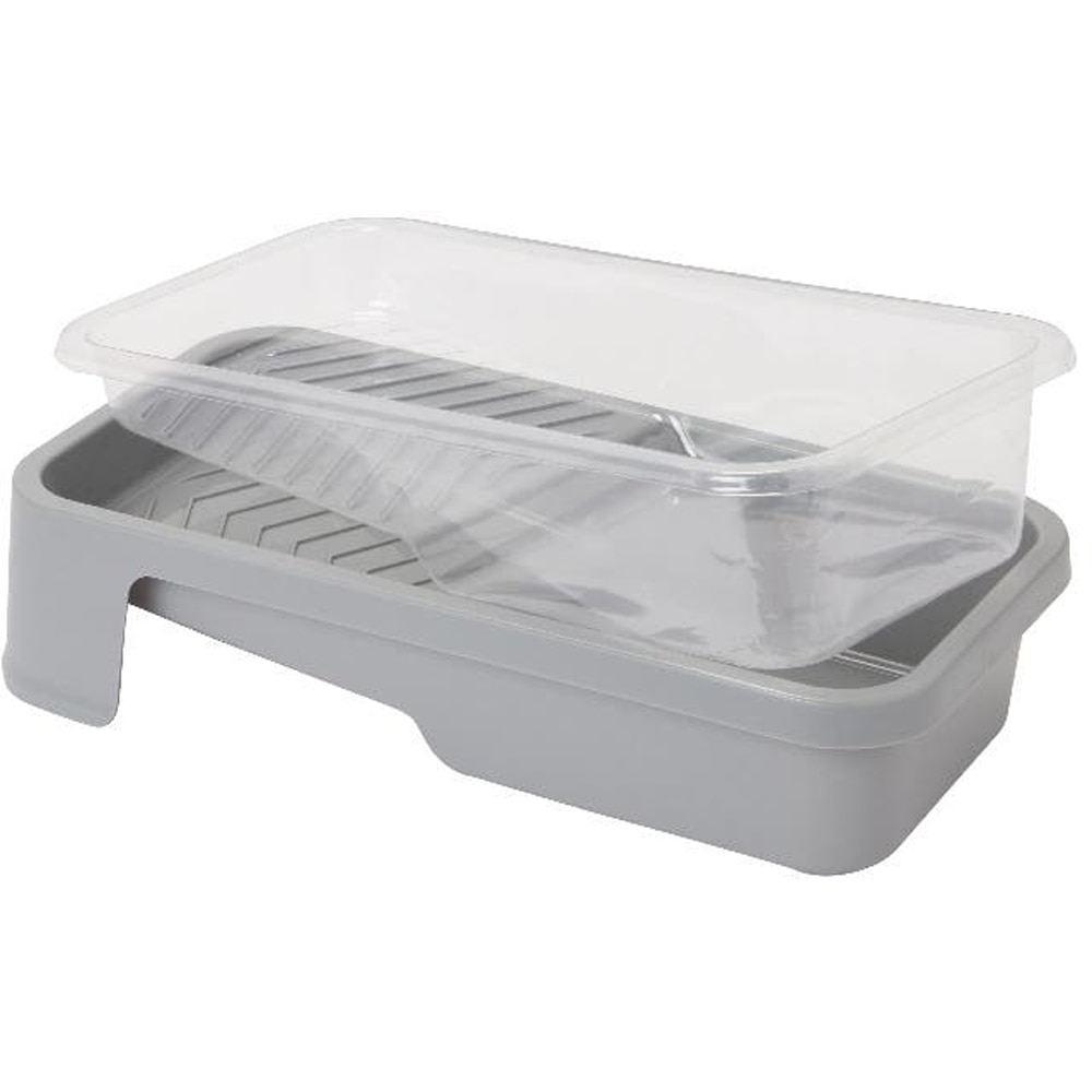 Tavi trafalet GOODHOME, plastic, 34 x 17 x 7cm, alb, 3buc