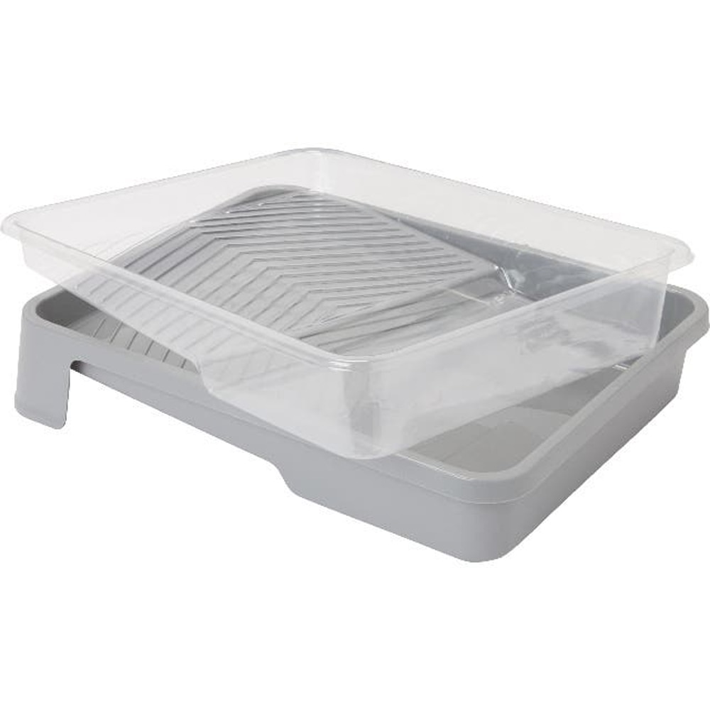 Tavi trafalet GOODHOME, plastic, 23cm, alb, 3buc