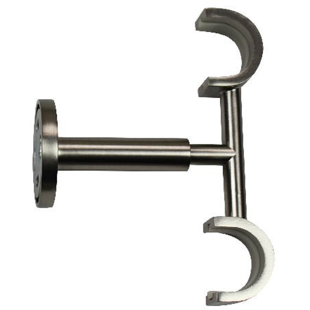 Suport universal dublu pentru galerie GoodHome, 5 cm, metal, gri