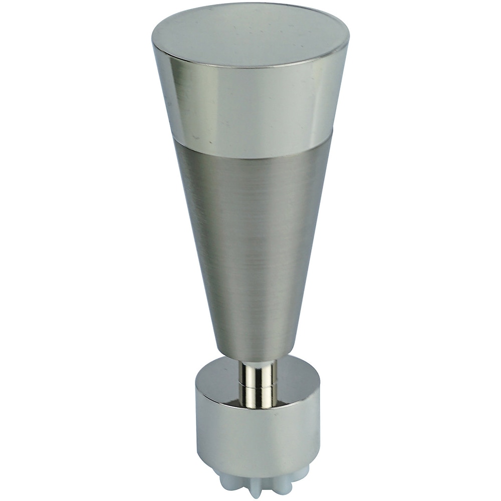 Capat galerie GOODHOME Olympe, metal, 12.6 x 4.8 cm, argintiu