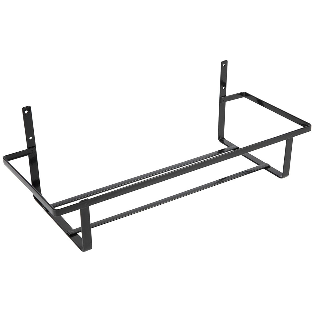 Suport jardiniera, otel, 50 cm, negru